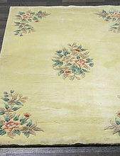 90 LINE WOOLEN HANDK-KNOTTED A-658 CREAM