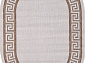 циновка VEGAS S002 CREAM-BROWN Овал