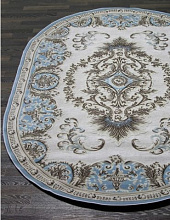 Ковер TOPKAPI 0014B BEIGE / L.BLUE Овал