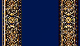 Ковровая дорожка полушерстяная KREMLEVKA blue