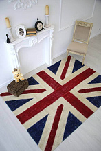 винтажный ручной работы Британский флаг Vintage Flag Patchwork 22228