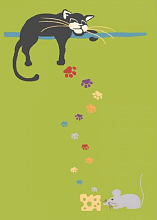 детский FUNKY CAT  lime