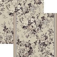 Ковровая дорожка с цветами принт 8-ми цветная дорожка p1197a2r 100