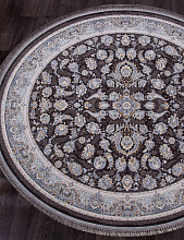 Ковер FARSI 1200 G256 DARK GRAY Круг