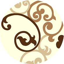 Ковер SUNRISE v805 LIGHT CREAM Круг