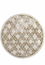 Ковер SARDES TRUVA 08423A BEIGE / BEIGE Круг