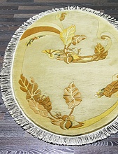 90 LINE WOOLEN HANDK-KNOTTED SHD-113 BEIGE Овал