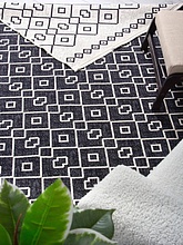 Ковер килим двухсторонний NUN KILIM NUN7 BLACK