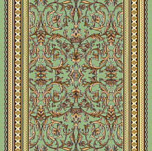 Ковровая дорожка Кремлевская 39-03 светло-зеленая