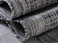 Ковер-циновка KAIR S138 DARK GRAY Овал