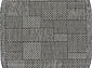 Ковер-циновка KAIR S148 DARK GRAY Овал