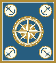 Морской с якорями