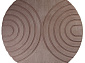 из искусственного меха RABBIT CARVING-A PX4005 BROWN / BROWN Круг