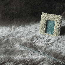 Ковер длинноворсовый Шелк Шегги SILVER