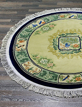 Ковер 90 LINE WOOLEN HANDK-KNOTTED 1871 410 Круг