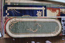Ковер PACIFIC CARVING 0094 D.GREEM / CREAM Овал
