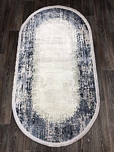 Ковер DOKU 9348H BLUE / CREAM Овал