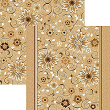 Ковер принт обр 8-ми цветное полотно p1681a2p 43