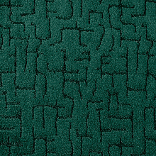 Однотонный ковер-палас BEREZA 063 темно-зеленый