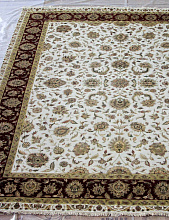 Ковер Индия шерсть шелк 14x14 SE-2006 BEIGE / RED