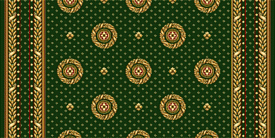 Ковровая дорожка полушерстяная LIDER green