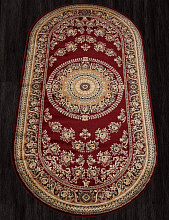 Ковер DA VINCI 5246 RED 9 Овал