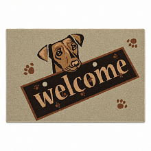 Грязезащитный коврик Modemo 100009 собака welcome
