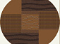 Ковер-циновка Decora 2617 70 круг