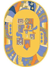 Ковер Фиеста де Люкс F614V 20 Овал