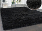длинноворсовый SHAGGY ULTRA black ОВАЛ