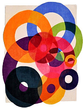 Ковер ручной работы ROUNDS акрил высокоплотный