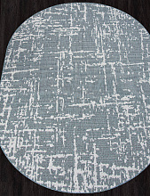 Ковер-циновка KAIR-A S136 BLUE Овал