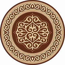 Ковер DA VINCI D153 BROWN Круг