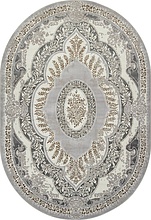 Ковер PALERMO-A F290 GRAY-GREEN Овал