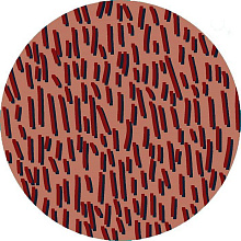 Абстракция 40173-04 КРУГ терракотовый