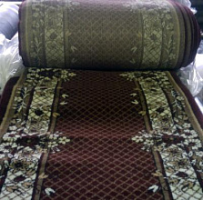 Ковровая дорожка п/ш Майская 04 бордо