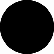 Ковер SHAGGY ULTRA s600 BLACK Круг