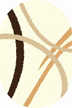 SHAGGY ULTRA s606 CREAM Овал