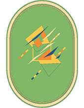 Ковер Фиеста де Люкс F613V 30 Овал