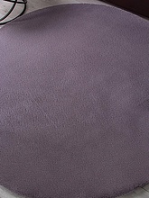 Ковер из искусственного меха RABBIT LUXE PX2001 GRAY Круг