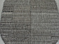 Ковер-циновка KAIR S139 DARK GRAY Овал