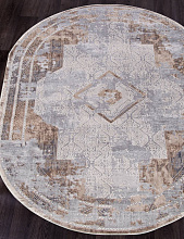 Ковер TOKIO 17495A GREY / BEIGE Овал