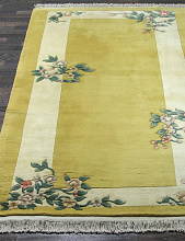 90 LINE WOOLEN HANDK-KNOTTED A-122 YELLOW