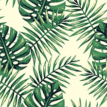 Ковер с цветами SCANDINAVIAN MONSTERA 6