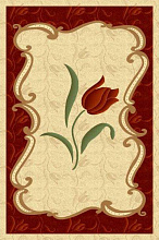 PACIFIC CARVING 60 CREAM / BORDEAUX