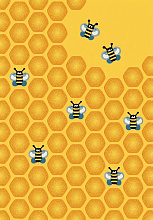 Ковер CRYSTAL NC55 YELLOW 2