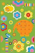 Детский ковер KIDS 8196 44924.Слоник