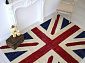 винтажный ручной работы Британский флаг Vintage Flag Patchwork 22228