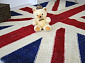 винтажный ручной работы Британский флаг Vintage Flag Patchwork 22228