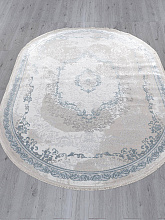 Ковер EFSAN L278A CREAM SHRINK / BLUE FDY Овал